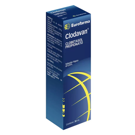 CLODAVAN CLOBETASOL 0.05% SOLUCIÓN TÓPICA 30ML