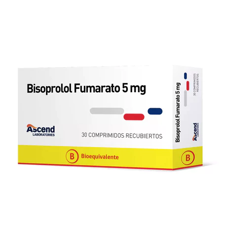 BISOPROLOL (B) 5MG 30 COMPRIMIDOS RECUBIERTOS