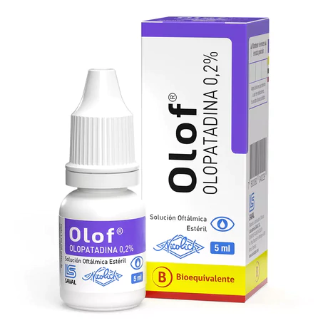 OLOF OLOPATADINA 0.2% SOLUCIÓN OFTÁLMICA 5ML