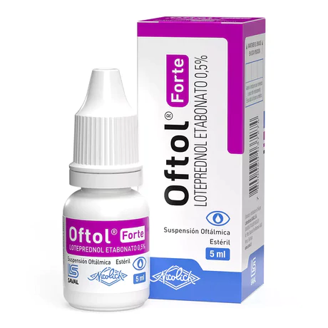 OFTOL FORTE LOTEPREDNOL 0.5% SOLUCIÓN OFTÁLMICA 5ML