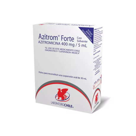 AZITROM FORTE AZITROMICINA 400MG/5ML SOLUCIÓN ORAL 30ML