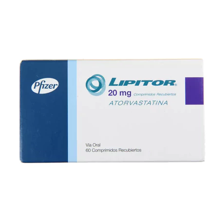 LIPITOR (R) ATORVASTATINA 20MG 60 COMPRIMIDOS RECUBIERTOS