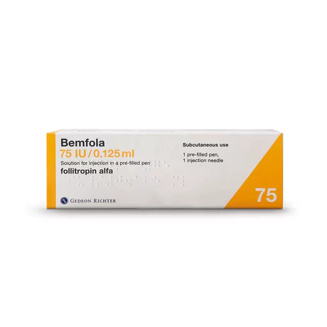 BEMFOLA FOLITROPINA ALFA 75UI/0.125ML INYECTABLE 1 FRASCO-AMPOLLA