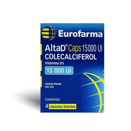 ALTAD CAPS 15.000 UI 4 CÁPSULAS BLANDAS