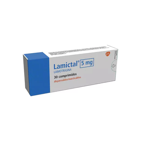LAMICTAL (R) LAMOTRIGINA 5MG 30 COMPRIMIDOS MASTICABLES