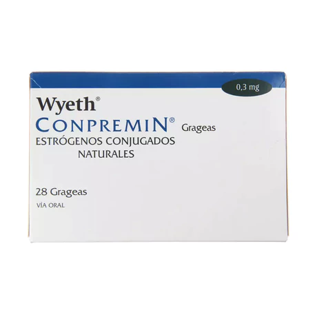 CONPREMIN ESTRÓGENOS CONJUGADOS 0.3MG 28 GRAGEAS
