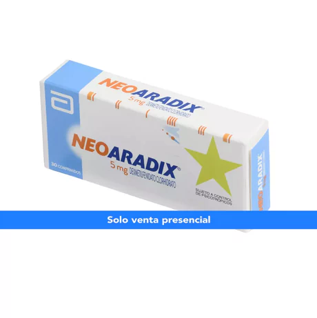 NEORADIX DEXMETILFENIDATO 5MG 30 COMPRIMIDOS