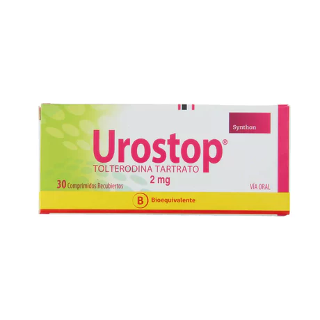 UROSTOP (B) TOLTERODINA 2MG 30 COMPRIMIDOS RECUBIERTOS