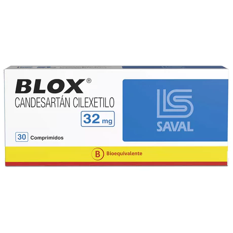 BLOX (B) CANDESARTÁN 32MG 30 COMPRIMIDOS