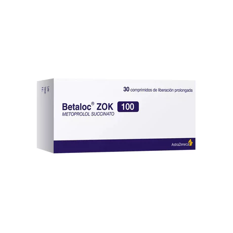 BETALOC ZOK METOPROLOL 100MG 30 COMPRIMIDOS PROLONGADOS