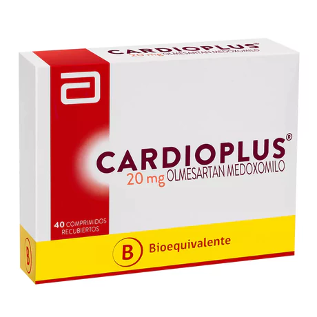 CARDIOPLUS (B) OLMESARTAN 20MG 40 COMPRIMIDOS RECUBIERTOS