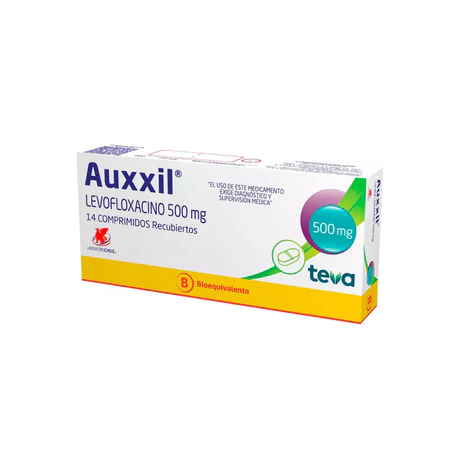 AUXXIL (B) LEVOFLOXACINO 500MG 14 COMPRIMIDOS RECUBIERTOS
