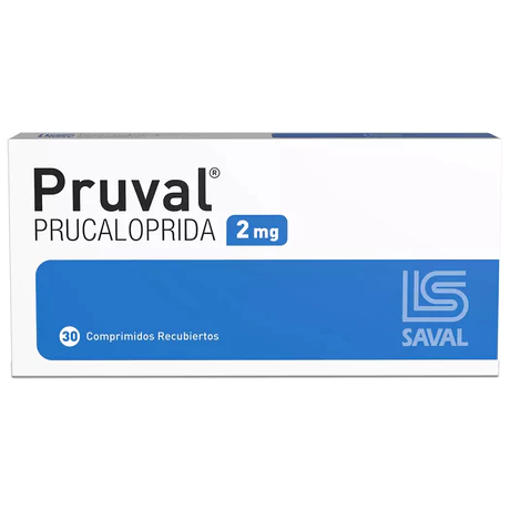 PRUVAL PRUCALOPRIDA 2MG 30 COMPRIMIDOS RECUBIERTOS