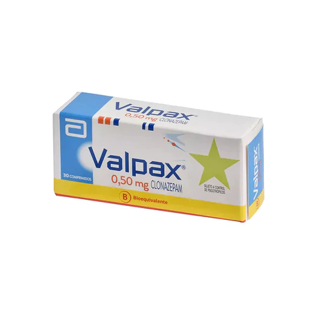VALPAX (B) CLONAZEPAM 0.5MG 30 COMPRIMIDOS