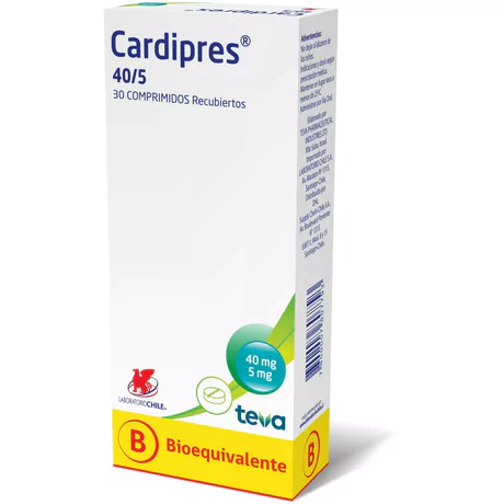 CARDIPRES (B) 40/5 AMLODIPINO / OLMESARTÁN 30 COMPRIMIDOS RECUBIERTOS