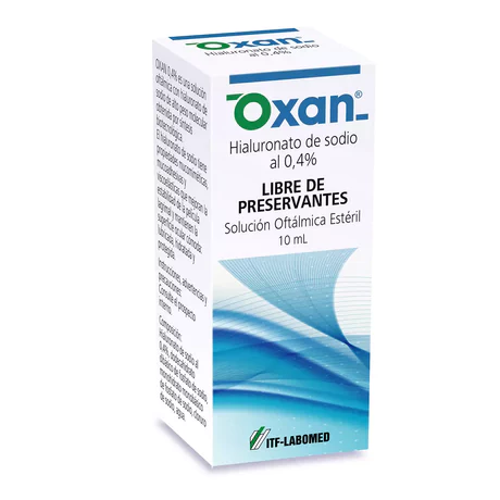 OXAN HIALURONATO SÓDICO 0.4% SOLUCIÓN OFTÁLMICA 10ML