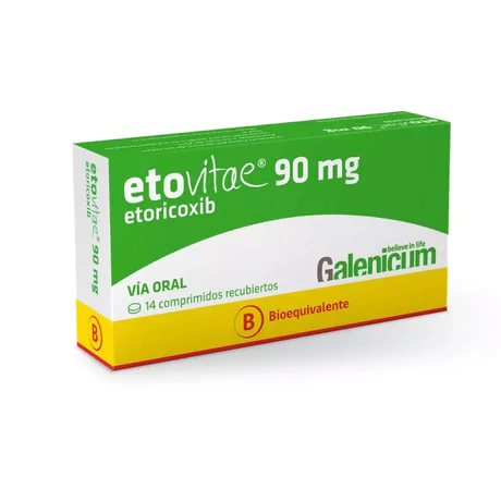 ETOVITAE (B) ETORICOXIB 90MG 14 COMPRIMIDOS RECUBIERTOS
