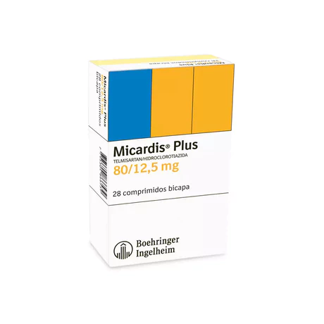 MICARDIS PLUS TELMISARTAN / HIDROCLOROTIAZIDA 80/12.5 28 COMPRIMIDOS