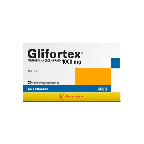 GLIFORTEX XR (B) METFORMINA 1000MG 30 COMPRIMIDOS PROLONGADOS