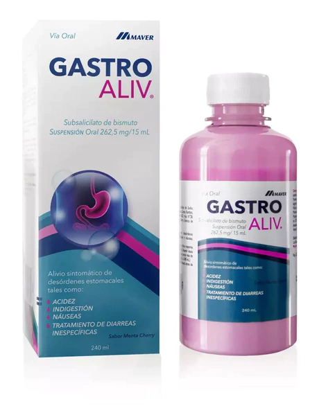 GASTROALIV 262.5MG/15ML SUSPENSION ORAL 240ML