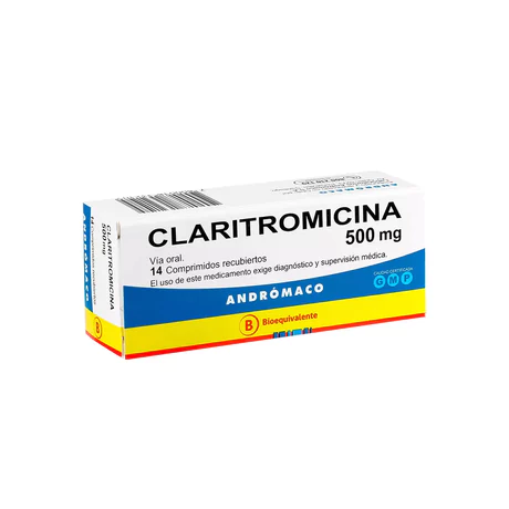 CLARITROMICINA (B) 500MG 14 COMPRIMIDOS RECUBIERTOS