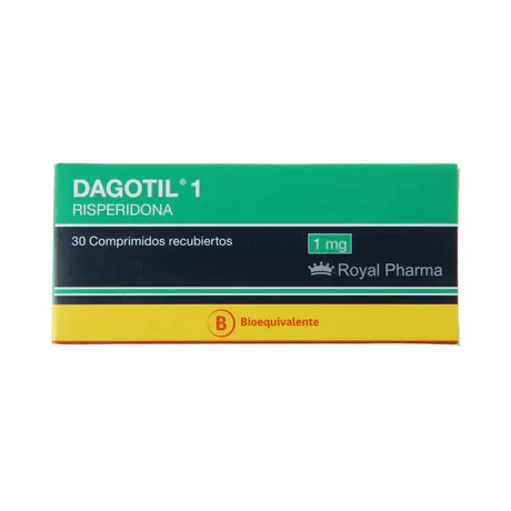 DAGOTIL (B) RISPERIDONA 1MG 30 COMPRIMIDOS RECUBIERTOS