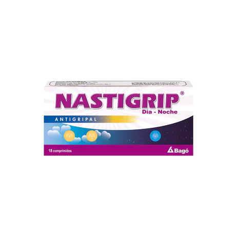 NASTIGRIP DÍA-NOCHE PARACETAMOL 18 COMPRIMIDOS