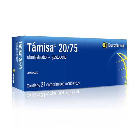 TAMISA ETINILESTRADIOL / GESTODENO 20/75 21 COMPRIMIDOS RECUBIERTOS