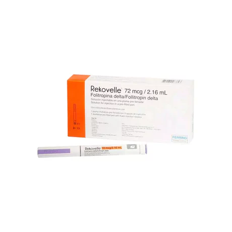 REKOVELLE FOLITROPINA DELTA 72MCG/2.16ML INYECTABLE 1 JERINGA PRELLENADA