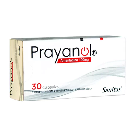 PRAYANOL AMANTADINA 100MG 30 CÁPSULAS