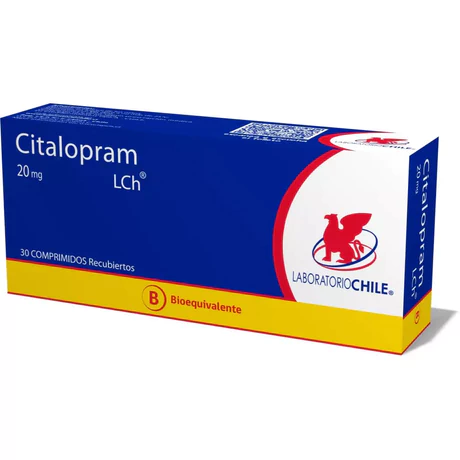 CITALOPRAM 20MG 30 COMPRIMIDOS RECUBIERTOS
