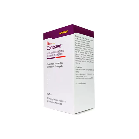 CONTRAVE BUPROPION / NALTREXONA 120 COMPRIMIDOS PROLONGADOS