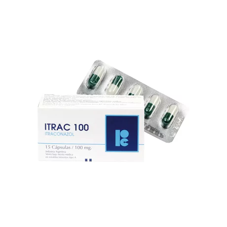 ITRAC 100 ITRACONAZOL 100MG 15 CÁPSULAS