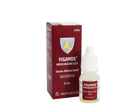 VIGAMOX MOXIFLOXACINO 0.5% SOLUCIÓN OFTÁLMICA 5ML