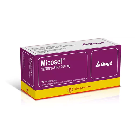 MICOSET (B) TERBINAFINA 250MG 28 COMPRIMIDOS