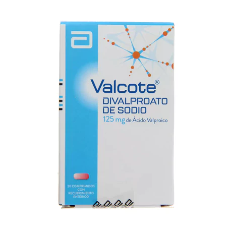 VALCOTE (R) 125MG 20 COMPRIMIDOS RECUBIERTOS