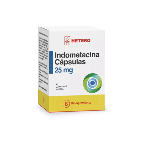 INDOMETACINA (B) 25MG 30 CÁPSULAS