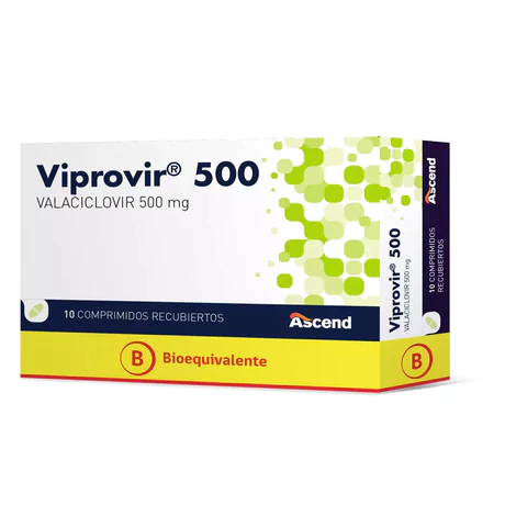 VIPROVIR (B) VALACICLOVIR 500MG 10 COMPRIMIDOS RECUBIERTOS