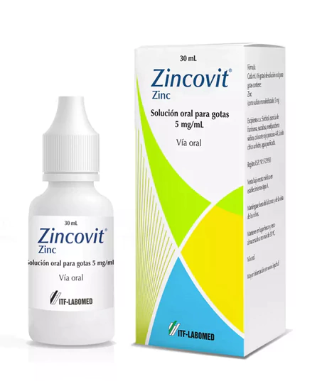 ZINCOVIT (B) ZINC 5MG/ML ORAL GOTAS 30ML