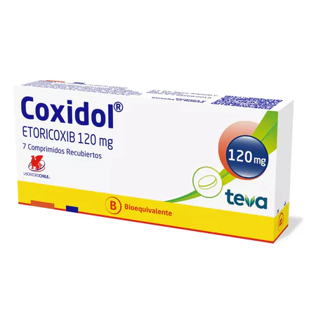 COXIDOL (B) ETORICOXIB 120MG 7 COMPRIMIDOS RECUBIERTOS