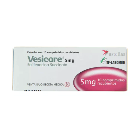 VESICARE SOLIFENACINA SUCCINATO 5MG 10 COMPRIMIDOS RECUBIERTOS