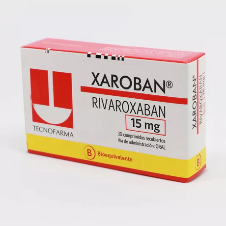 XAROBAN (B) RIVAROXABÁN 15MG 30 COMPRIMIDOS RECUBIERTOS