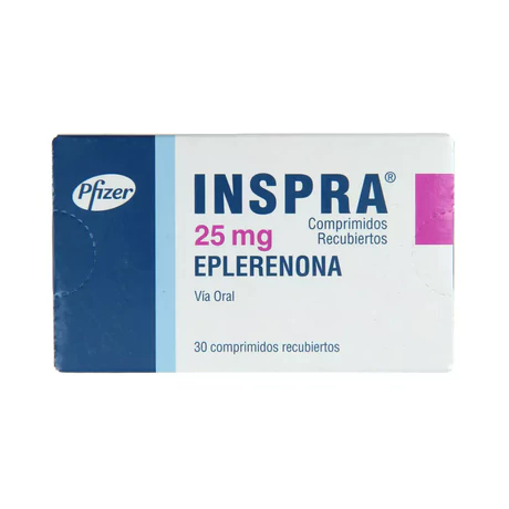 INSPRA ESPLERENONA 25MG 30 COMPRIMIDOS RECUBIERTOS