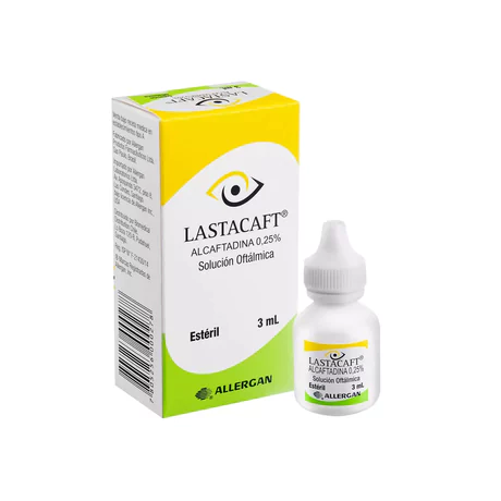 LASTACAFT ALCAFTADINA 0.25% SOLUCIÓN OFTÁLMICA 3ML