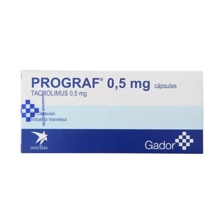PROGRAF (R) TACROLIMUS 0.5MG 50 CÁPSULAS