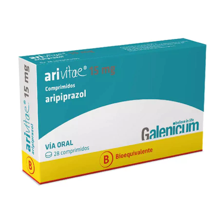 ARIVITAE (B) ARIPIPRAZOL 15MG 28 COMPRIMIDOS