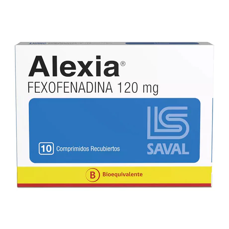 ALEXIA (B) FEXOFENADINA 120MG 10 COMPRIMIDOS RECUBIERTOS