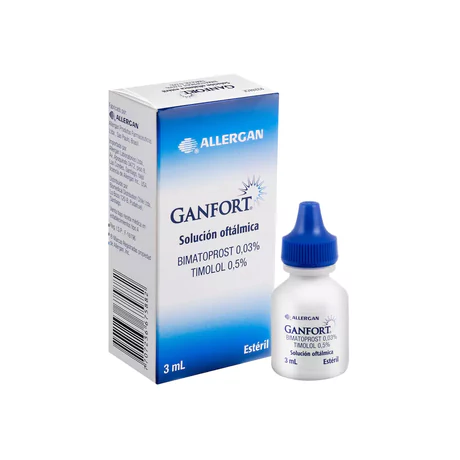 GANFORT (B) BIMATOPROST / TIMOLOL SOLUCIÓN OFTÁLMICA 3ML