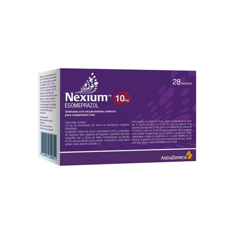 NEXIUM ESOMEPRAZOL 10MG POLVO ORAL 28 SOBRES