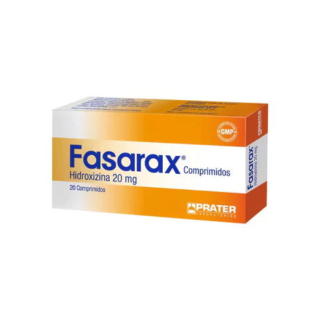 FASARAX HIDROXIZINA 20MG 20 COMPRIMIDOS